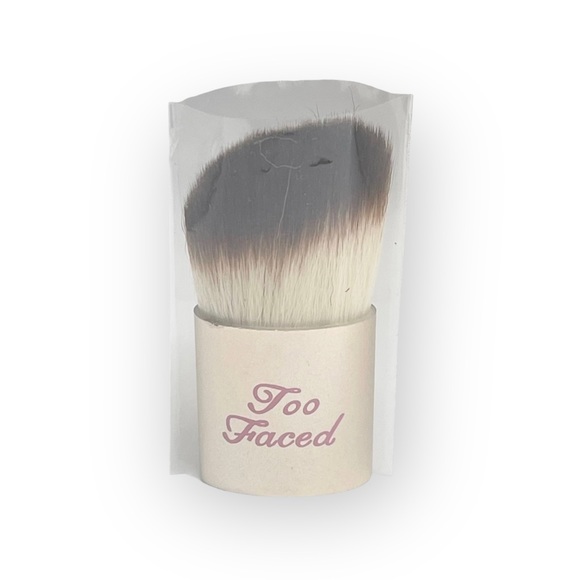 VHTF: new Too Faced ㋛ Contour Buki Teddy Bear Kabuki Powder Brush ㋛ Gold Pink - Picture 5 of 15